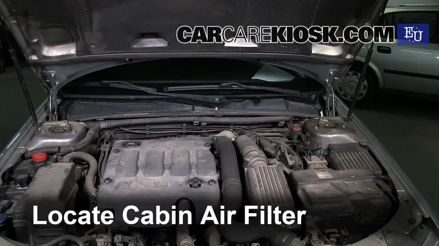 2000 Peugeot 406 LX HDi 2.0L 4 Cyl. Turbo Diesel Filtre à air (intérieur)